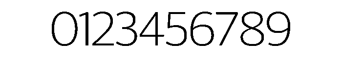Telesans Head Extralight Font OTHER CHARS