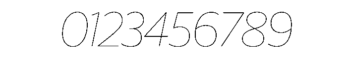 Telesans Head Hairline Italic Font OTHER CHARS