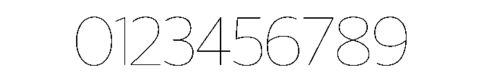 Telesans Head Hairline Font OTHER CHARS
