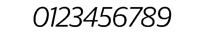 Telesans Head Light Italic Font OTHER CHARS
