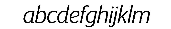 Telesans Head Light Italic FONT