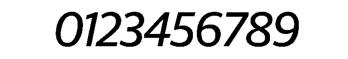 Telesans Head Regular Italic Font OTHER CHARS