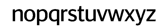Telesans Head Regular Font LOWERCASE