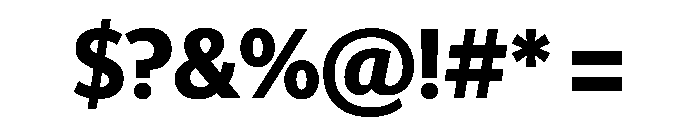 Telesans Head Semibold Font OTHER CHARS