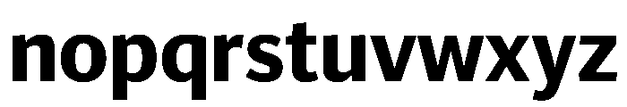 Telesans Text Bold Font LOWERCASE