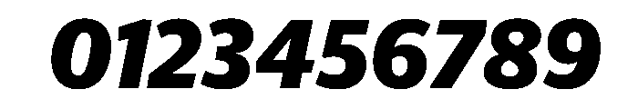 Telesans Text Extrabold Italic Font OTHER CHARS