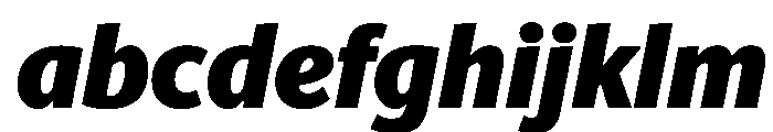 Telesans Text Extrabold Italic FONT
