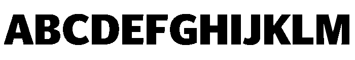 Telesans Text Extrabold Font UPPERCASE