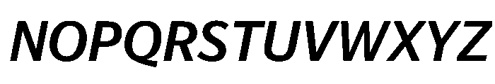 Telesans Text Medium Italic Font UPPERCASE