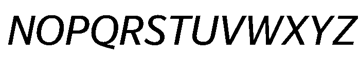 Telesans Text Regular Italic Font UPPERCASE