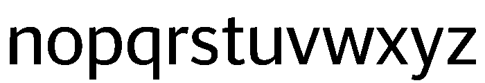 Telesans Text Regular Font LOWERCASE