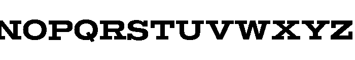 Temper Wide Bold Font UPPERCASE