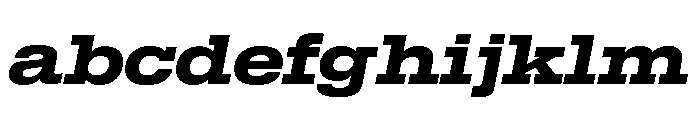 Temper Wide Extra Bold Italic FONT