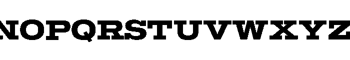 Temper Wide Extra Bold Font UPPERCASE