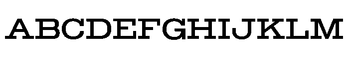 Temper Wide Light Font UPPERCASE