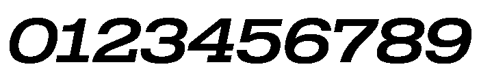 Temper Wide Regular Italic Font OTHER CHARS