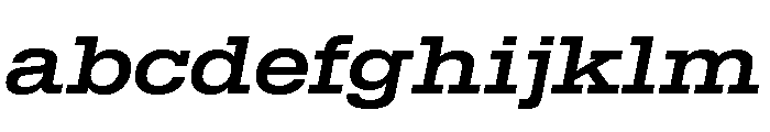 Temper Wide Regular Italic FONT