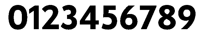 Tempo Bold Font OTHER CHARS