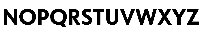 Tempo Bold Font UPPERCASE