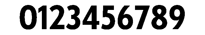 Tempo CondensedBold Font OTHER CHARS
