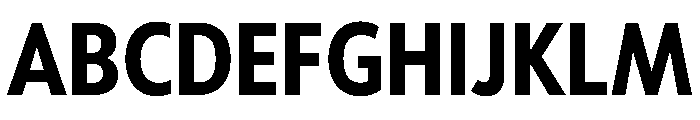 Tempo CondensedBold Font UPPERCASE