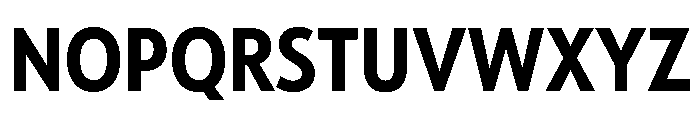 Tempo CondensedBold Font UPPERCASE