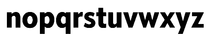 Tempo CondensedBold Font LOWERCASE