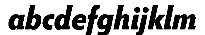 Tempo CondensedExtraBoldItalic FONT
