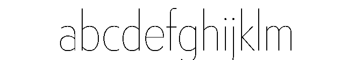 Tempo CondensedHairline FONT