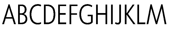 Tempo CondensedLight Font UPPERCASE
