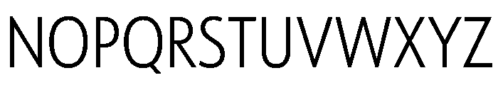 Tempo CondensedLight Font UPPERCASE