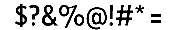 Tempo CondensedMedium Font OTHER CHARS