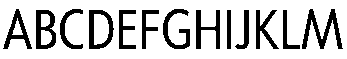 Tempo CondensedRegular Font UPPERCASE