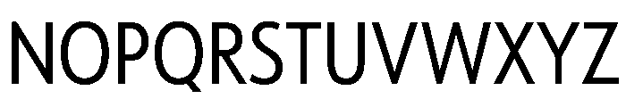 Tempo CondensedRegular Font UPPERCASE