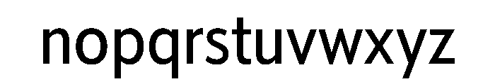 Tempo CondensedRegular Font LOWERCASE