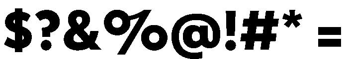 Tempo ExtraBold Font OTHER CHARS