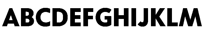 Tempo ExtraBold Font UPPERCASE