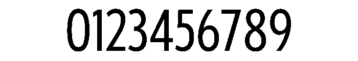 Tempo ExtraCondensedRegular Font OTHER CHARS