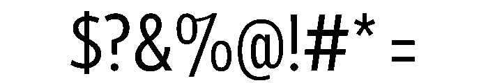 Tempo ExtraCondensedRegular Font OTHER CHARS