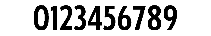 Tempo ExtraCondensedSemiBold Font OTHER CHARS