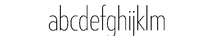Tempo ExtraCondensedThin FONT