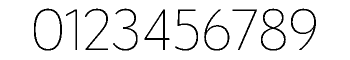 Tempo ExtraLight Font OTHER CHARS