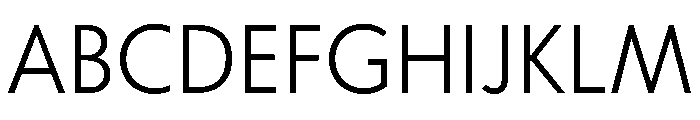 Tempo Light Font UPPERCASE