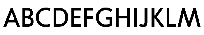 Tempo Medium Font UPPERCASE