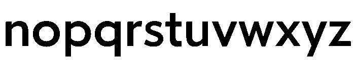 Tempo Medium Font LOWERCASE