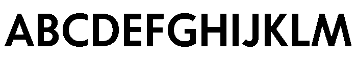 Tempo SemiBold Font UPPERCASE