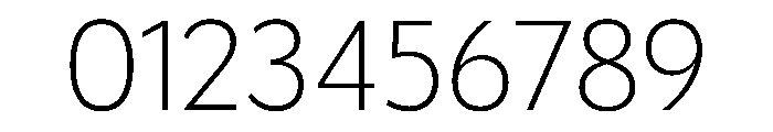 Tempo SemiLight Font OTHER CHARS