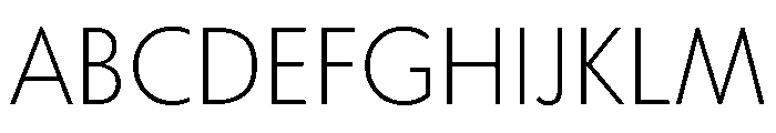 Tempo SemiLight Font UPPERCASE