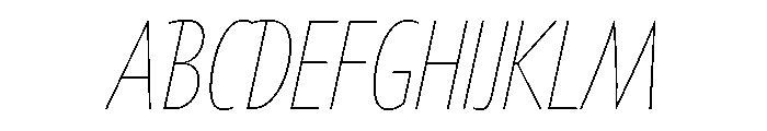 Tempo VariableItalic Font UPPERCASE