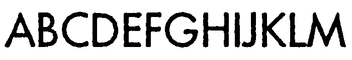 TempoGrunge Regular Font UPPERCASE